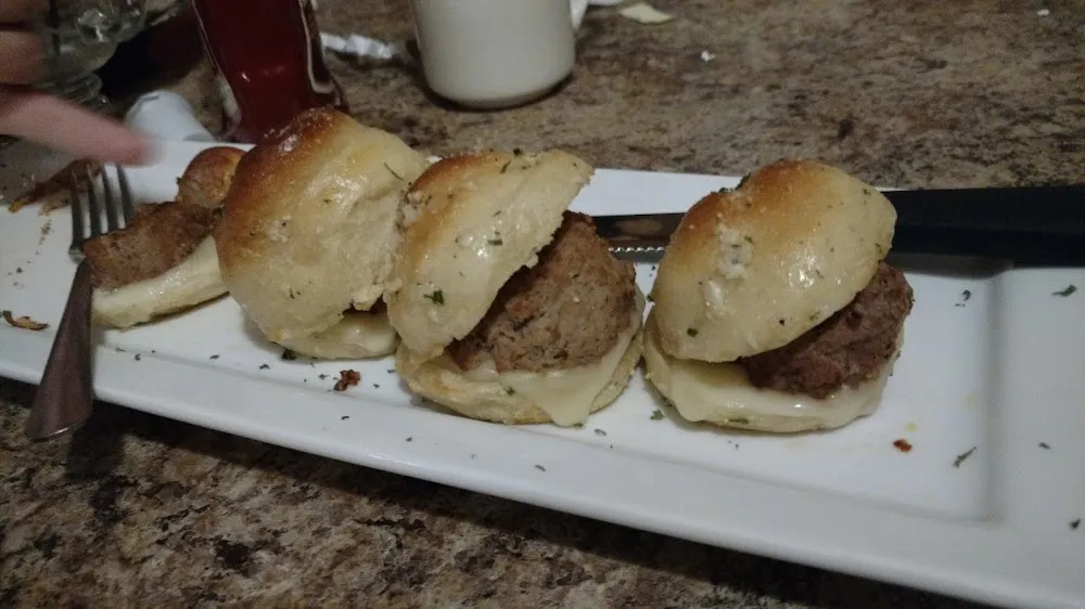 Garlic Knot Meatball Sliders