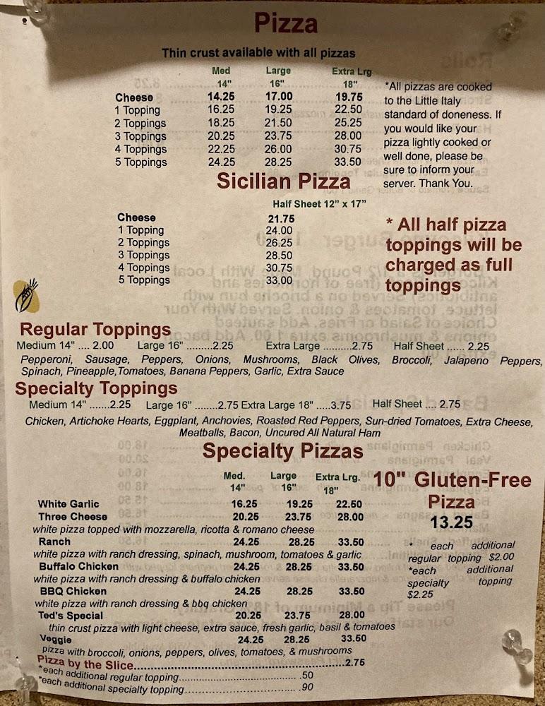 Little Italy Menu image 2